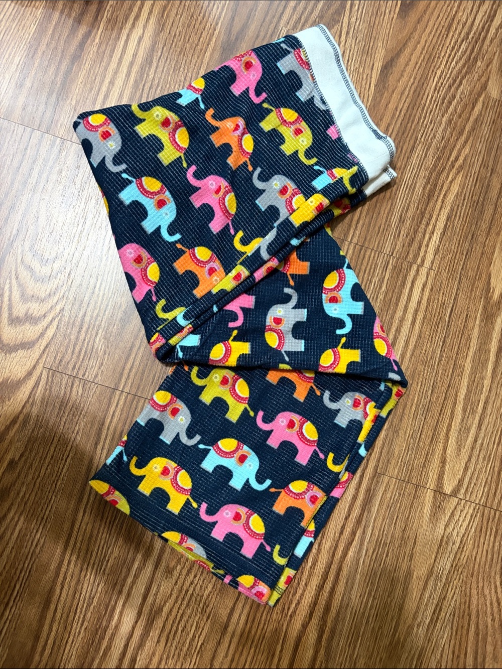 PJ Salvage Navy women’s Elephant Print Pajama Bottoms - Multicolor Elephants